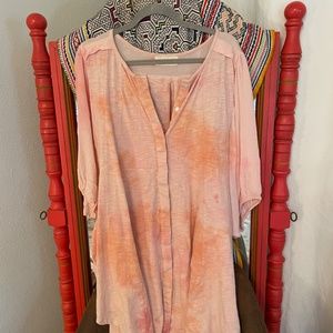 Myrah Penaloza - Pink Tie Dye Origami Gown - ONE OF A KIND